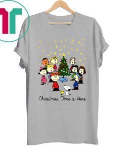 The Peanuts Gang Christmas Time Is Here Snoopy Shirt