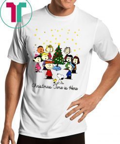 The Peanuts Gang Christmas Time Is Here Snoopy Shirt