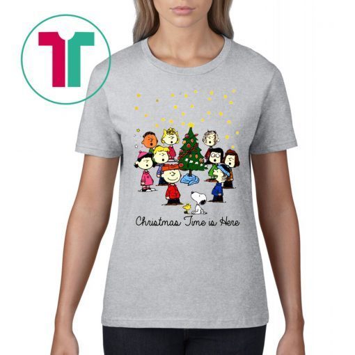 The Peanuts Gang Christmas Time Is Here Snoopy Shirt