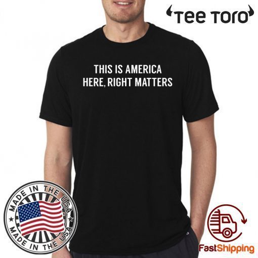 This is America Here Right Matters Alexander Vindman Shirt T-Shirt
