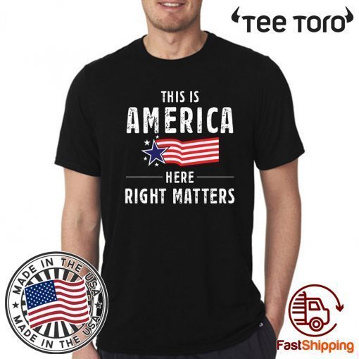 This is America Here Right Matters T-Shirt - Alexander Vindman Shirt