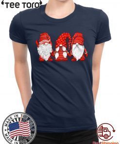 Three Gnomes in red Christmas For 2019 T-Shirt