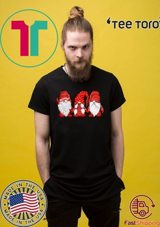 Three Gnomes in red Christmas For 2019 T-Shirt