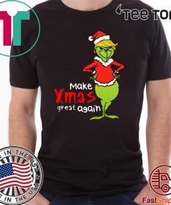 Trump Grinch Make Xmas Great Again Christmas Offcial T-Shirt