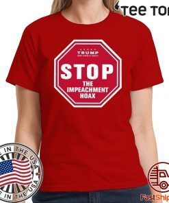 Trump Keep America Great Stop The Impeachment Hoax T-Shirt