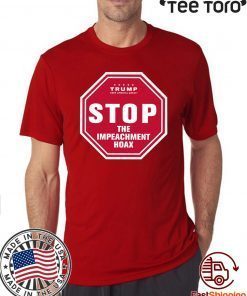 Trump Keep America Great Stop The Impeachment Hoax T-Shirt