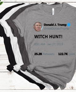 Trump witch hunt tee shirts