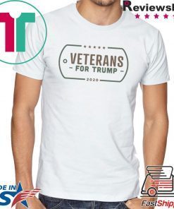Veterans for Donald Trump 2020 Shirts