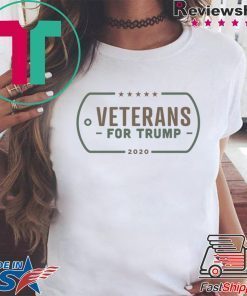 Veterans for Donald Trump 2020 Shirts