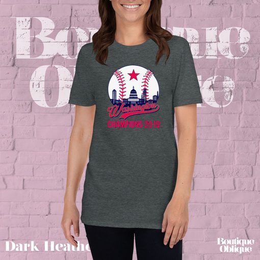 Washington Nationals Vintage Champions 2019 Classic T-Shirt