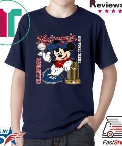 Washington Nationals 2019 World Series Champions Mickey Mouse Shirt