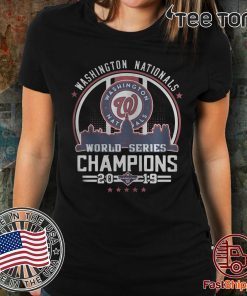 Washington Nationals 2019 World Series Champions tee shirt