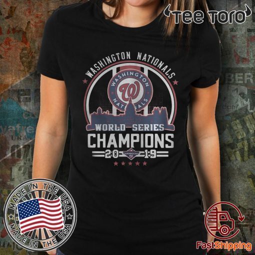 Washington Nationals 2019 World Series Champions tee shirt