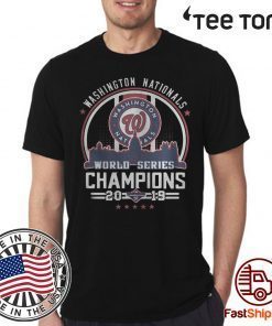 Washington Nationals 2019 World Series Champions tee shirt