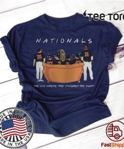 Washington Nationals Friends Sitting on the sofa the one where they finished the side Unisex T-Shirt