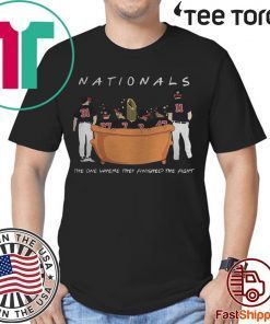 Washington Nationals Friends Sitting on the sofa the one where they finished the side Unisex T-Shirt