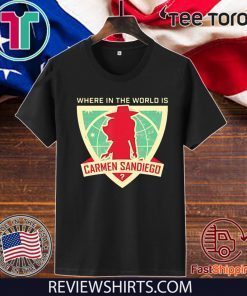 Where In The World Is Carmen Sandiego Archives Offcial T-Shirt