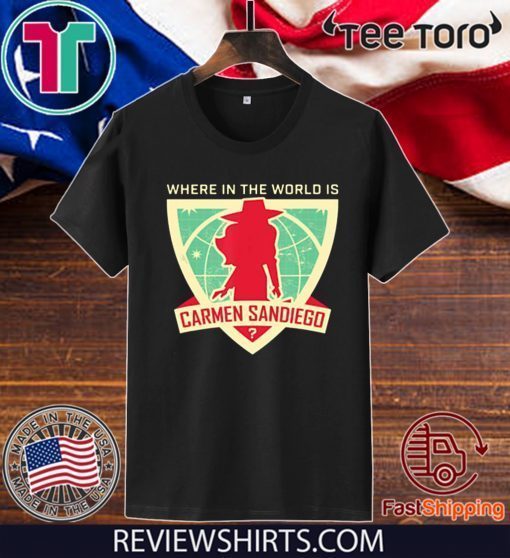 Where In The World Is Carmen Sandiego Archives Offcial T-Shirt