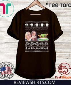 Woman Yelling At Baby Yoda Christmas 2020 T-Shirt