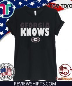 Womens Georgia Bulldogs football Knows Tee Shirt