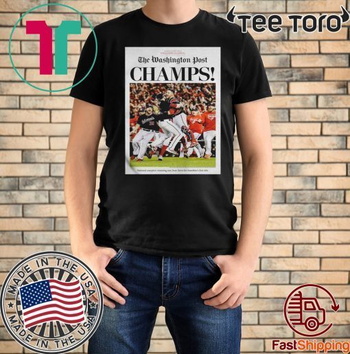 World Series Champions 2019 The Washington Nationals Post Champs Classic T-Shirt