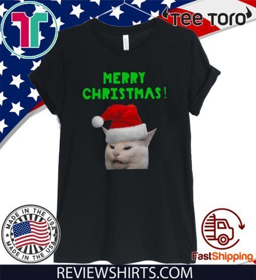 Yelling woman Cat Merry Christmas Shirt T-Shirt