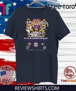 2019 Sec Champions Lsu Tigers 97 Georgia Bulldogs 10 Tee Shirt