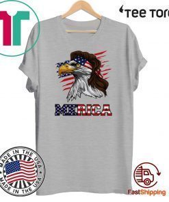 4th of July Patriotic Eagle Shirt - Flag USA Baseball T-Shirt