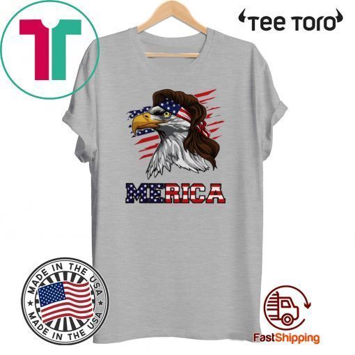 4th of July Patriotic Eagle Shirt - Flag USA Baseball T-Shirt