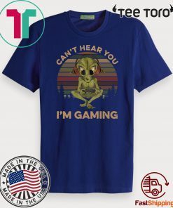 Aliens Can’t Hear You I’m Gaming Vintage Sunset Shirt T-Shirt