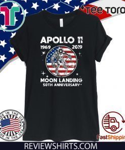 Apollo 11 Moon Landing 50th Anniversary NASA 1969-2019 T-Shirt