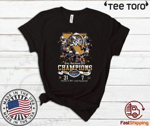 Army Navy Game 2019 Champions Offcial T-Shirt