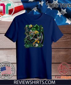 Avengers Endgame Green Bay Packers Offcial T-Shirt