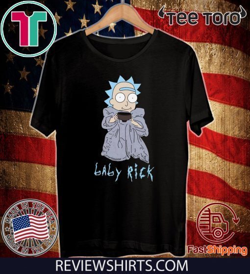 Baby Rick Sanchez Baby Yoda Offcial T-Shirt