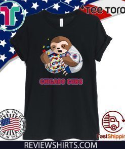 Baby Sloth Hug Chicago Cubs Autism For T-Shirt