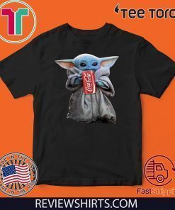 Baby Yoda Drink Coca Cola For T-Shirt