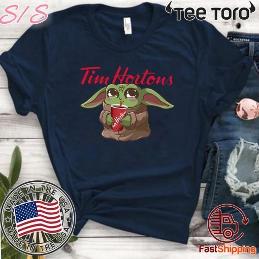 Baby Yoda Drink Tim Hortons T Shirt