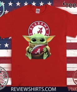 Baby Yoda Hug Alabama Logo 2020 T-Shirt