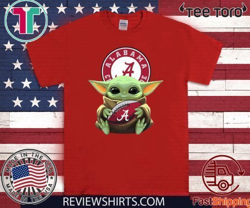 Baby Yoda Hug Alabama Logo 2020 T-Shirt