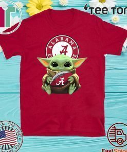 Baby Yoda Hug Alabama Logo 2020 T-Shirt