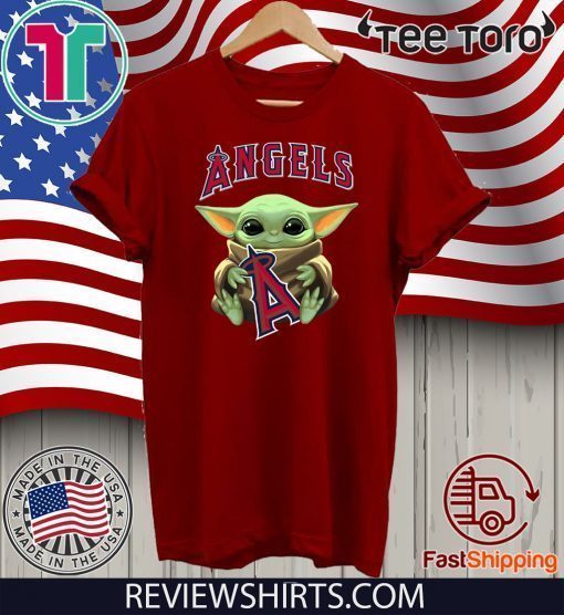 Baby Yoda Hug Angels Logo 2020 T-Shirt