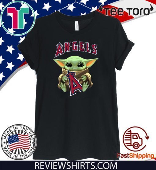 Baby Yoda Hug Angels Logo 2020 T-Shirt