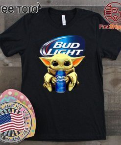 Baby Yoda Hug Bud Light Beer For T-Shirt