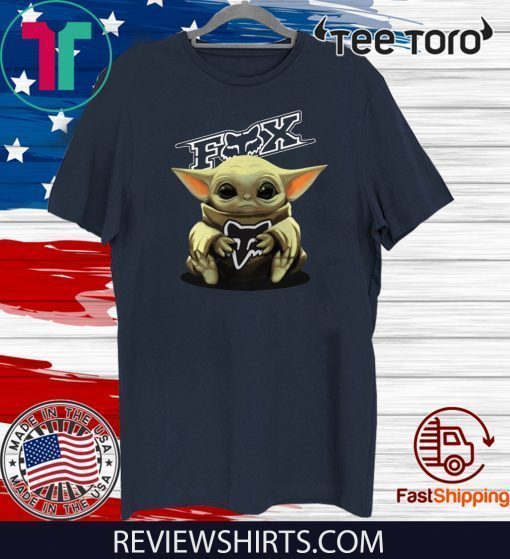 Baby Yoda Hug Fox Racing Offcial T-Shirt