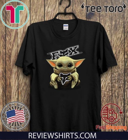 Baby Yoda Hug Fox Racing Offcial T-Shirt