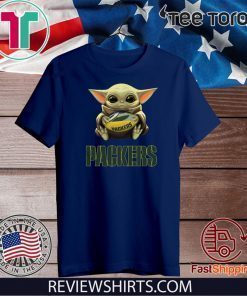 Baby Yoda Hug Green Bay Packers Limited Edition T-Shirt