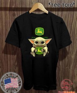 Baby Yoda Hug John Deere Offcial T-Shirt