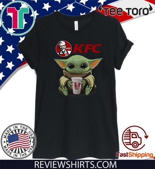 Baby Yoda Hug KFC SHIRT T-SHIRT