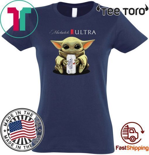 Baby Yoda Hug Michelob Ultra Offcial TShirt