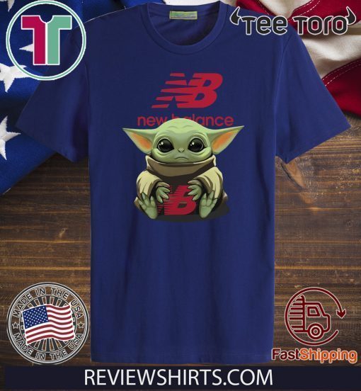 Baby Yoda Hug New Balance Offcial T-Shirt